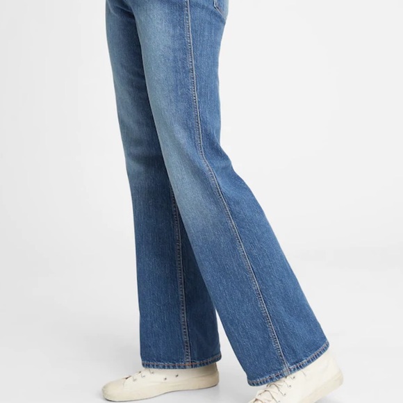 Gap Medium Indigo High Rise Vintage Flare Jeans - Picture 4 of 4